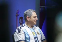 Argentina Fans Celebrate Victory Over Algeria