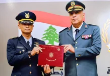 Indonesian Air Force Officer Completes Staff Course Education in Lebanon