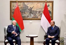 Belarusian President Aleksandr Lukashenko Arrives in Indonesia
