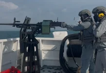 Indonesian Coast Guard Holds Shooting Training for Operational Readiness