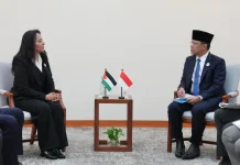 Sugiono Meets Palestinian Minister, Reaffirms Indonesia's Support for Palestinia