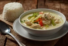 Chicken Cream Soup with Rice