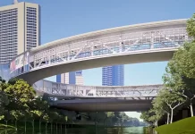 Jakarta Unveils Huge Pedestrian Deck for Seamless Transit Connections