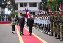 Thai Minister Thanks to Minister Sjafrie for Warm and Gracious Welcome