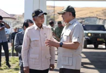 Minister Sjafrie and Public Works Minister Inspect Infantry Battalion TP 834/WM