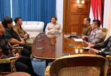Prabowo Meets Dayak Leader amid Kalimantan Forest Fires