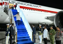 President Prabowo Backs to Indonesia After Completing Agenda in Russia