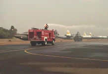 Halim Air Base Cleans Facilities after Volcanic Ash