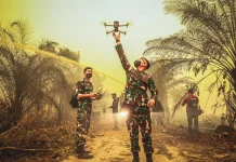 Korpasgat TNI AU Uses Thermal Drones to Detect Wildfire Hotspots