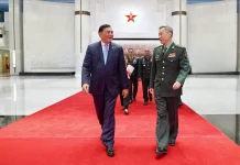 Minister Sjafrie Holds Bilateral Meeting with China’s CMC Vice Chairman