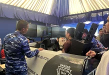 TNI Fair Features F-16 Fighter Jet Simulator for Visitors to Try