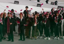 Sports Minister Praises Indonesian Contingent at Asian Games Opening Ceremony