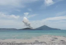 Gov: Anak Krakatau Continues to Rebuild After Its Collapse and Growth Still Ongoing