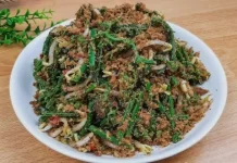 Anyang Pakis, A Traditional Ramadan Dish from Sumatra