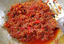 Sambal Roa, a Manado Specialty Made with Smoked Fish