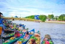 Siring Floating Market Brings Banjarmasin’s River Trade to Life