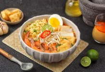 Lakso, Coconut Milk Noodle Dish Rich in Spices and Nutritional Value