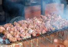 Sate Klatak: Bantul's Iron-Skewered Goat Satay with Simple Seasoning
