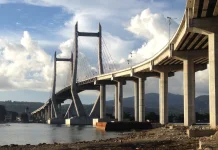 Merah Putih Bridge Connects Maluku's Ambon Crossing Ambon Bay
