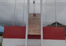 Pepera Monument of Merauke Documenting People's Pledge at 1969 Act of Free Choice
