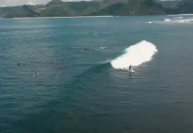 Mawi’s Hollow A-Frame: A Powerful Surf Break West of Kuta Lombok
