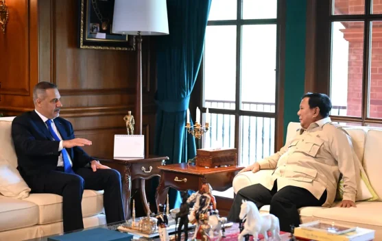 Prabowo and Turkish Foreign Minister Discuss Palestine and Middle East Situation