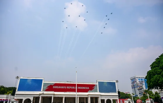 81 Aircraft and Helicopters Ready to Celebrate the 81st Anniversary of Indonesia