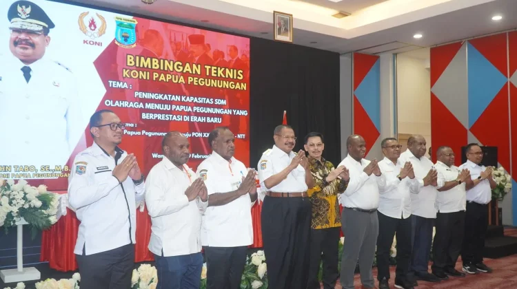 Buka Bimtek, Jhon Tabo Sebut KONI Siap Tampil Terbaik PON 2028