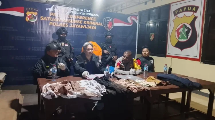 Polres Jayawijaya Tangkap Pelaku Pembunuhan di Jalan Ahmad Yani Wamena