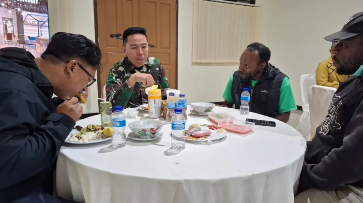 Buka Puasa Bersama, Kodim Jayawijaya Bangun Kolaborasi Dengan Jurnalis
