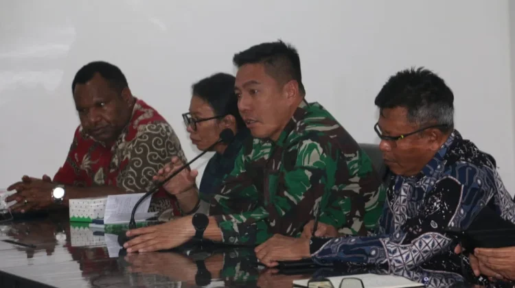 Jaga Stabilitas Harga di Wamena, Dandim 1702/JWY Hadiri Rapat Forkopimda