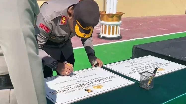 Polres Nduga Resmikan Ndugama Fitness Center dan Pos Pelayanan Polisi Krepkuri