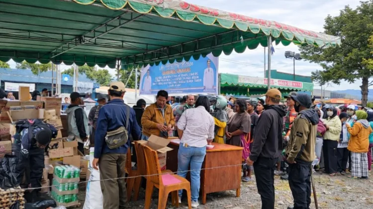 Tekan Inflasi jelang Idul Fitri, Pemkab Jayawijaya Hadirkan Pasar Murah