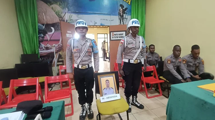 Sebanyak 18 Anggota Polres Jayawijaya Jalani Sidang Disiplin
