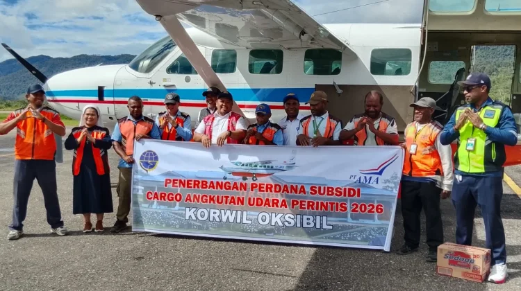 Angkutan Udara Perintis Subsisdi Cargo Terbang Perdana Di Oksibil