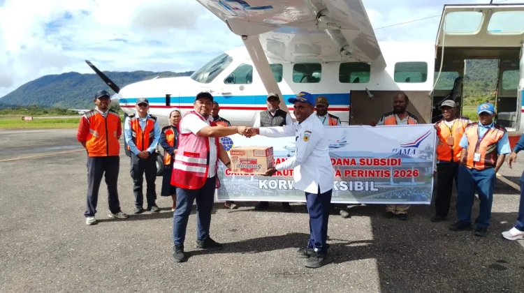 Angkutan Udara Perintis Subsisdi Cargo Terbang Perdana Di Oksibil