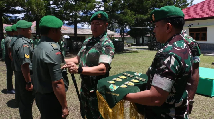 Corp Raport Kenaikan Pangkat di Lingkunan Kodim 1702 Jayawijaya