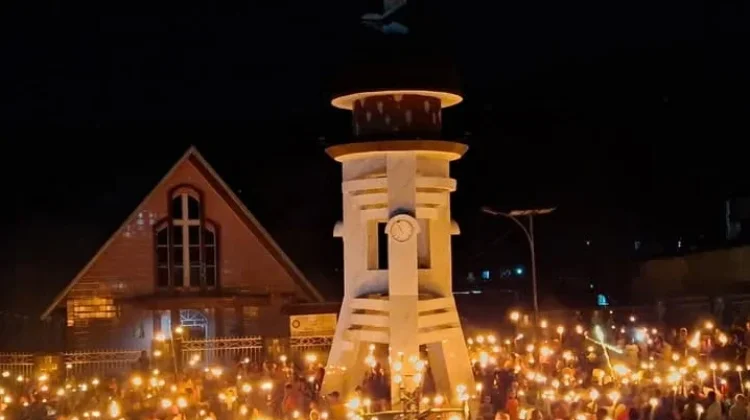 Perayaan Ibadah Paskah Jemaat GIDI Ebenhaezer Karubaga