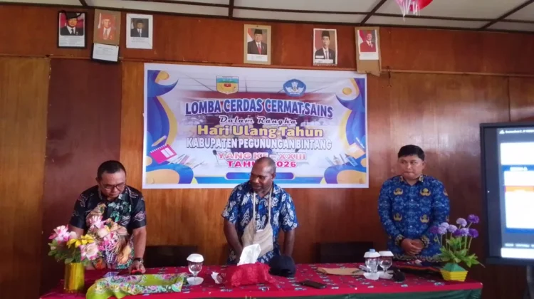 Kegiatan Cerdas Cermat Dalam Rangka Ulang Tahun Kabupaten Pegunungan Bintang