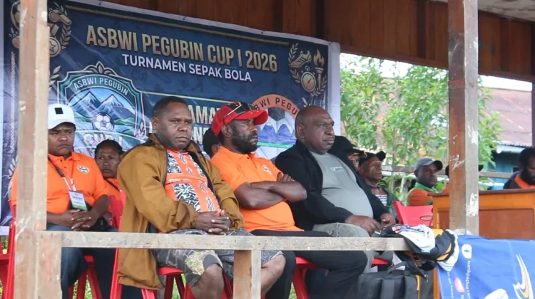 Pembukaan Turnamen ASBWI Cup I Kabupaten Pegunungan Bintang