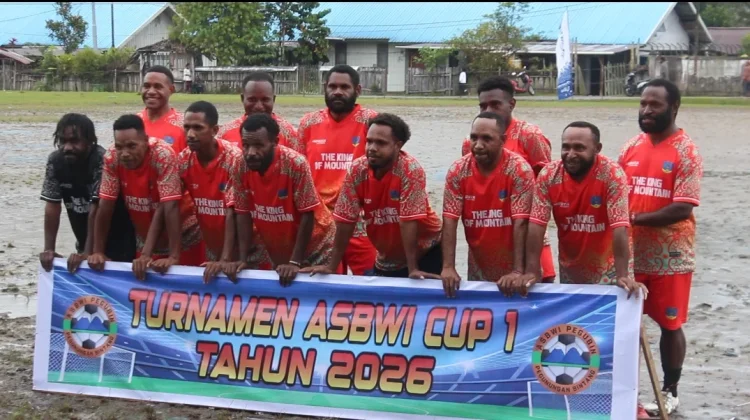 Pembukaan Turnamen ASBWI Cup I Kabupaten Pegunungan Bintang