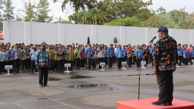 Apel Rutin, Sekda Papua Pegunungan Kembali Soroti Disiplin ASN