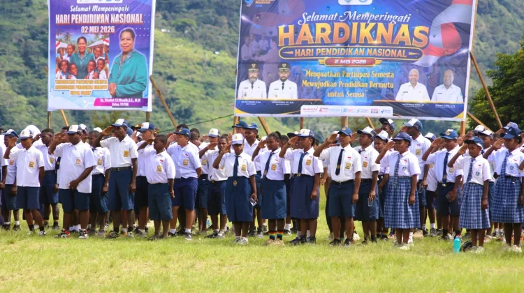 Hardiknas 2026, Bupati Tolikara Tekankan Penguatan Semangat Pendidikan Nasional