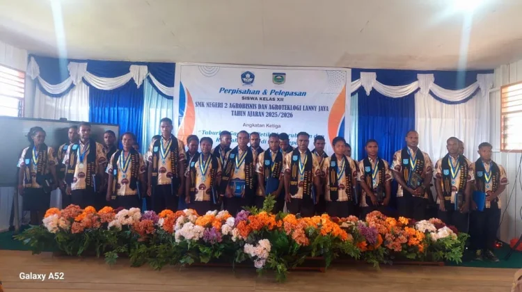 SMK Negeri 2 Lanny Jaya Luluskan 25 Siswa Angkatan ke Tiga