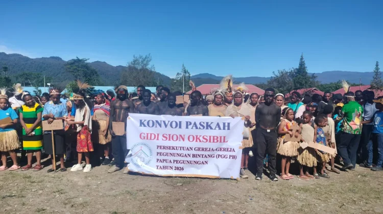 Konvoi Paskah PGGPB, GAMKI Dan KNPI dI Pegunungan Bintang