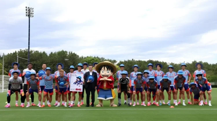 Kolaborasi One Piece dan Timnas Jepang Sambut Piala Dunia 2026