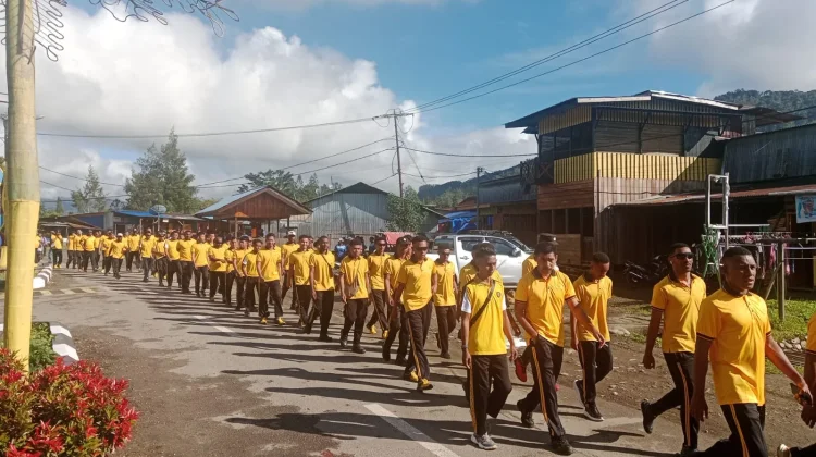 Olahraga Bersama, Polres Pegubin Perkuat Kebersamaan Dengan Bhayangkari dan ASN
