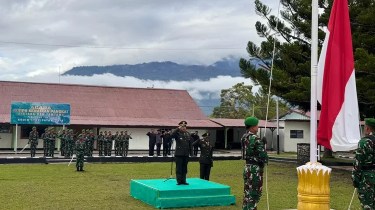 Kodim 1702/Jayawijaya Peringati Hari Lahir Pancasila, Teguhkan Persatuan Bangsa