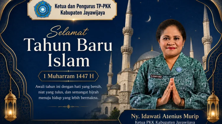 Ketua TP PKK Jayawijaya Ajak Umat Islam Perkuat Toleransi di Tahun Baru 1448 H