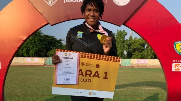 Kejurnas Atletik, Lina Hisage Sumbang Medali Emas untuk Papua Pegunungan